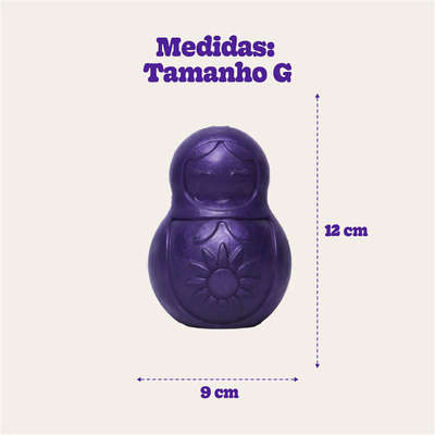 Brinquedo Mordedor Pet Games Bonequinha Lilás