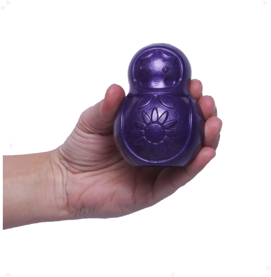 Brinquedo Mordedor Pet Games Bonequinha Lilás - Tam. M