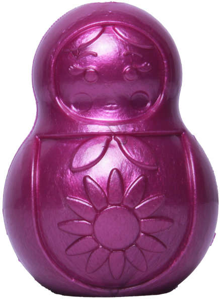 Brinquedo Mordedor Pet Games Bonequinha Rosa - Tam. G