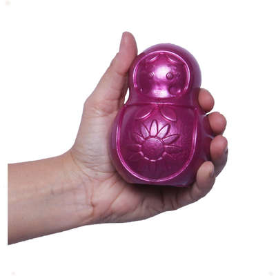 Brinquedo Mordedor Pet Games Bonequinha Rosa