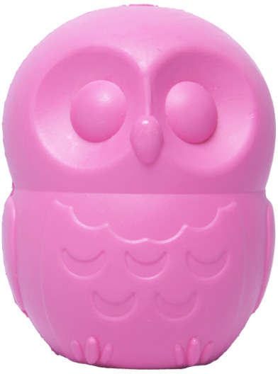 Brinquedo Pet Games Mordedor Corujinha Rosa - Tam. P