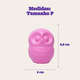 Brinquedo Pet Games Mordedor Corujinha Rosa