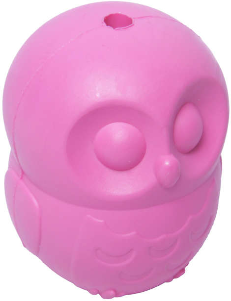 Brinquedo Pet Games Mordedor Corujinha Rosa - Tam. P