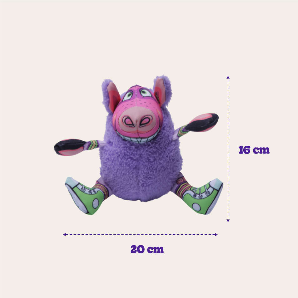 Brinquedo Fatcat Cães Gruntleys Mini Roxo - Tam. Único