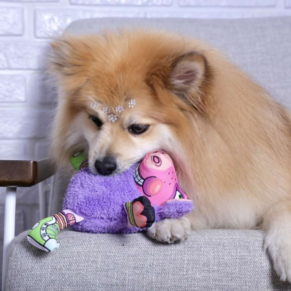 Brinquedo Fatcat Cães Gruntleys Mini Roxo - Tam. Único