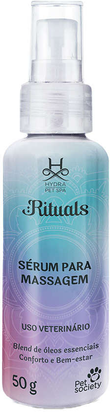 Sérum para Massagem Hydra Rituals Conforto e Bem-Estar para Cães e Gatos - 50 g