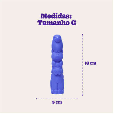 Brinquedo Pet Games Mordedor Totem Nylon - Azul