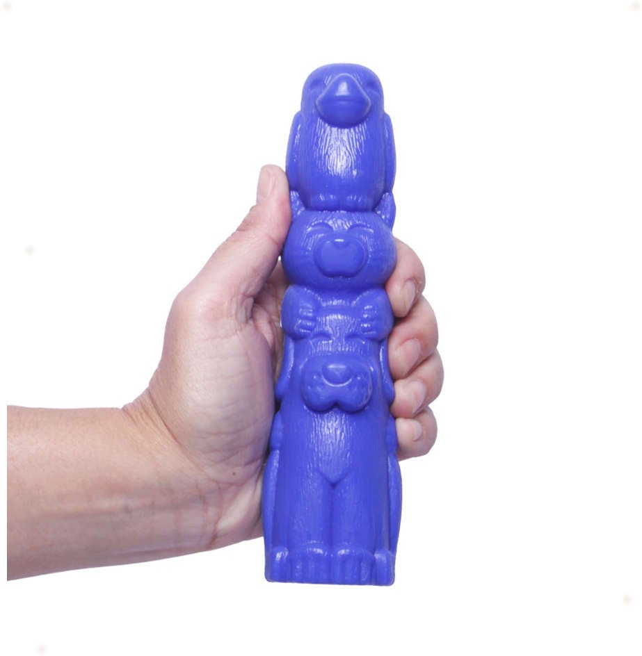 Brinquedo Pet Games Mordedor Totem Nylon Azul - Tam. G