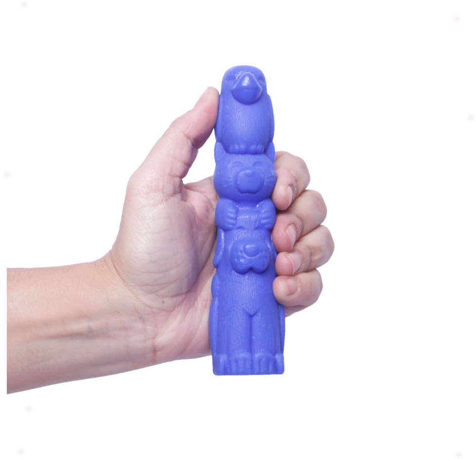 Brinquedo Pet Games Mordedor Totem Nylon Azul - Tam. M