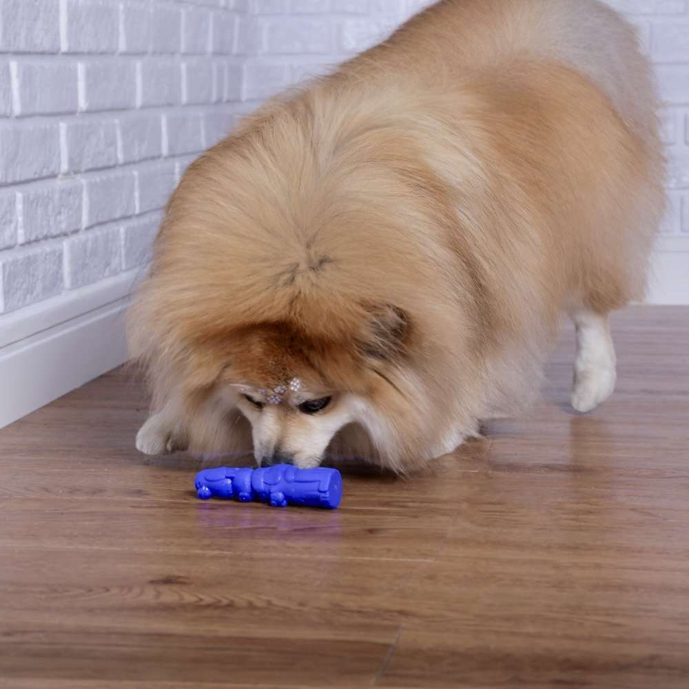 Brinquedo Pet Games Mordedor Totem Nylon Azul - Tam. P