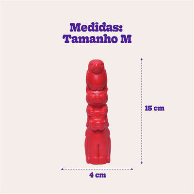 Brinquedo Pet Games Mordedor Totem Nylon - Vermelho