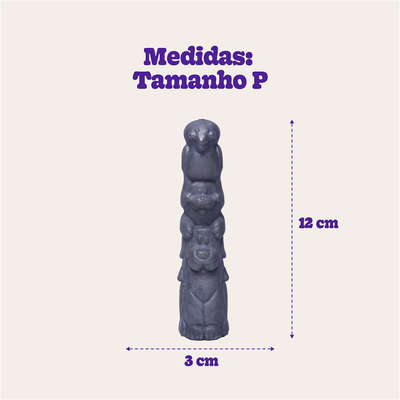 Brinquedo Pet Games Mordedor Totem Soft - Prata