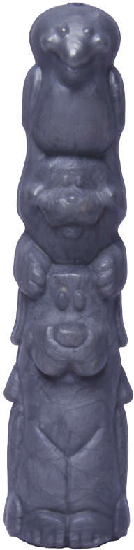 Brinquedo Pet Games Mordedor Totem Soft Prata - Tam. G