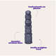 Brinquedo Pet Games Mordedor Totem Soft - Prata