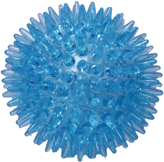 Brinquedo Jambo Bola TPR Espinho com Som Azul - Tam. G