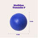 Brinquedo LCM Bola Maciça Perfumada Azul