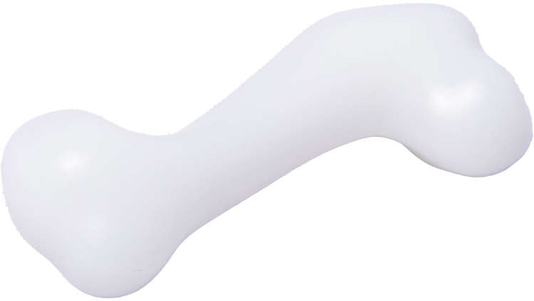 Brinquedo LCM Ossinho de Nylon Duraflex Branco - Tam. P