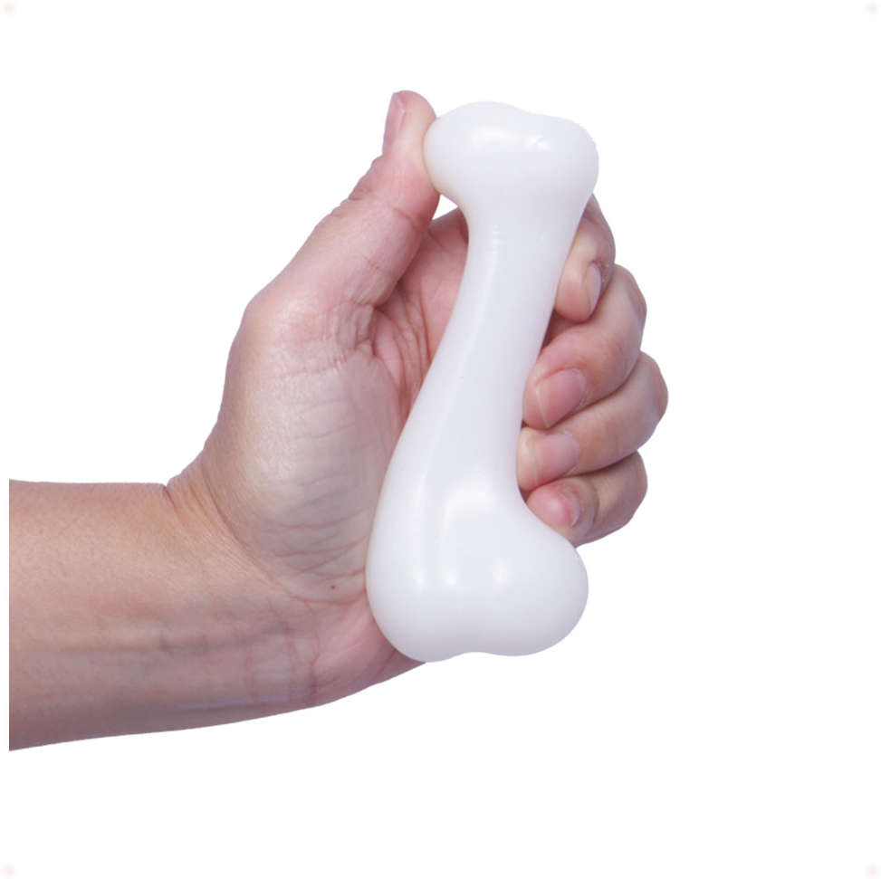 Brinquedo LCM Ossinho de Nylon Duraflex Branco - Tam. M