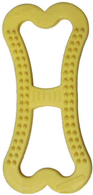 Brinquedo LCM Halteres Osso Amarelo - Tam. M