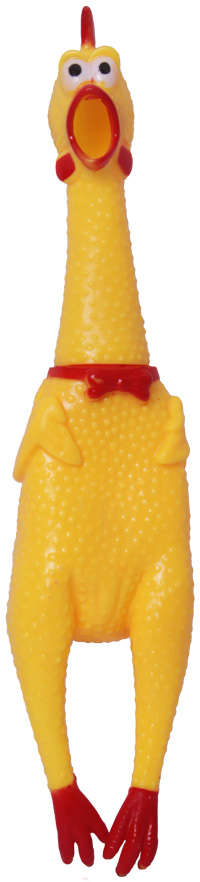 Brinquedo Sonoro The Pets Brasil Frango Gritador - Tam. P