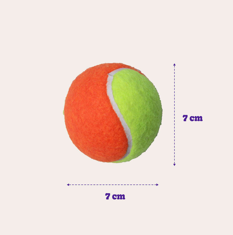 Brinquedo LCM Bola de Tênis Bicolor - Tam. Único