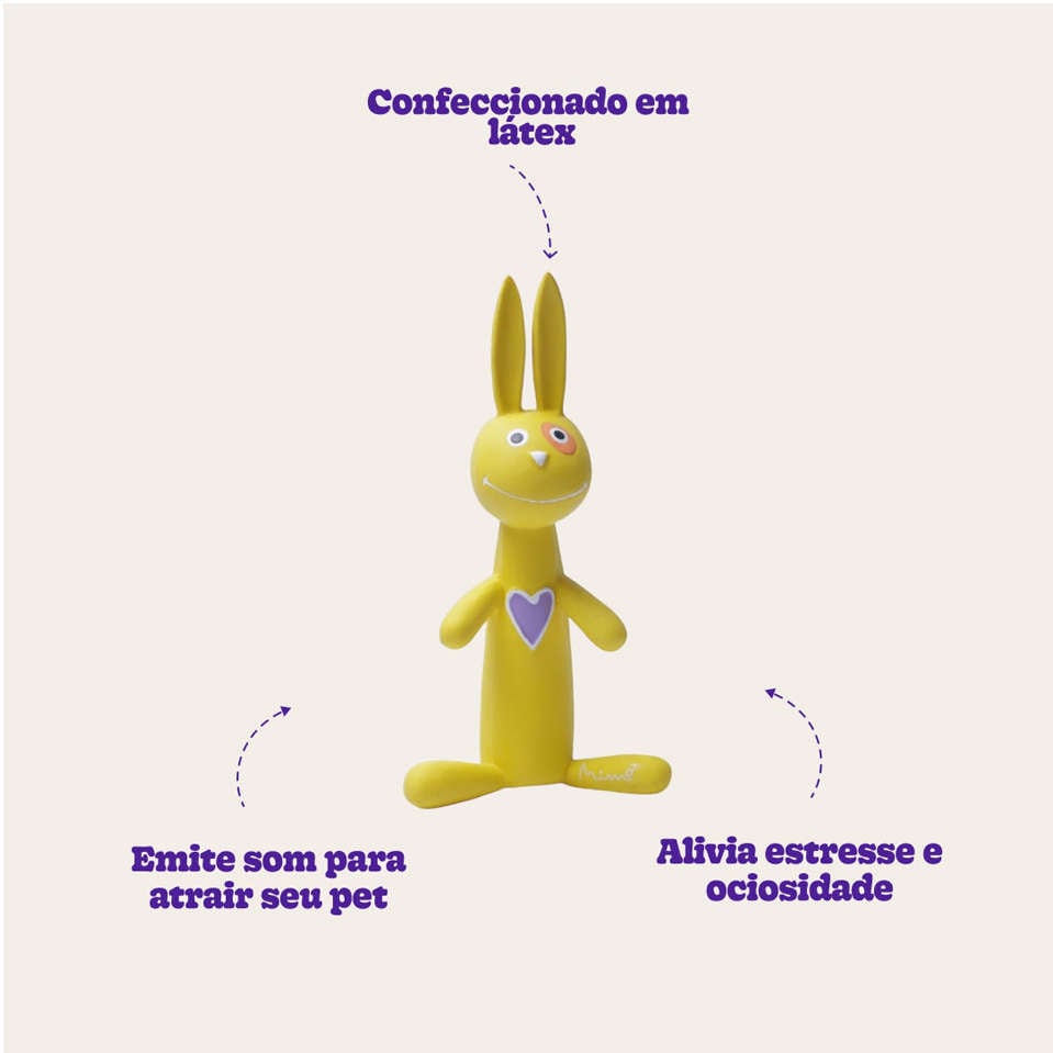 Brinquedo Bunnies Coelhinho Love para Cães - Tam. Único