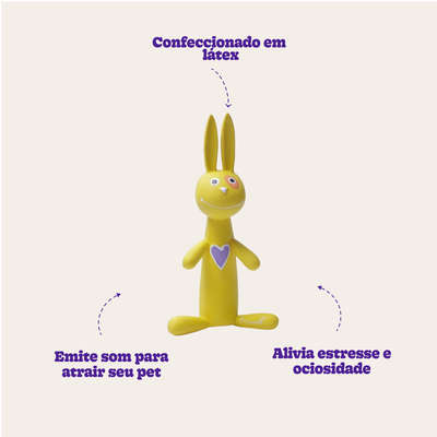 Brinquedo Bunnies Coelhinho Love para Cães