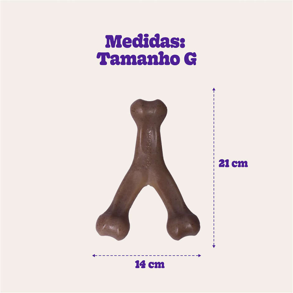 Brinquedo Benebone Wishbone Bacon (BB870400) - Tam. G