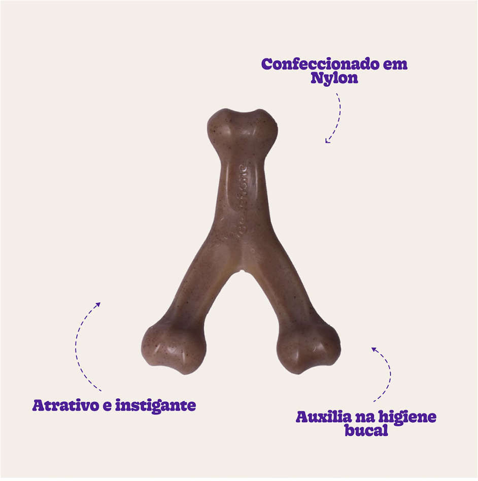 Brinquedo Benebone Wishbone Bacon (BB870400) - Tam. G
