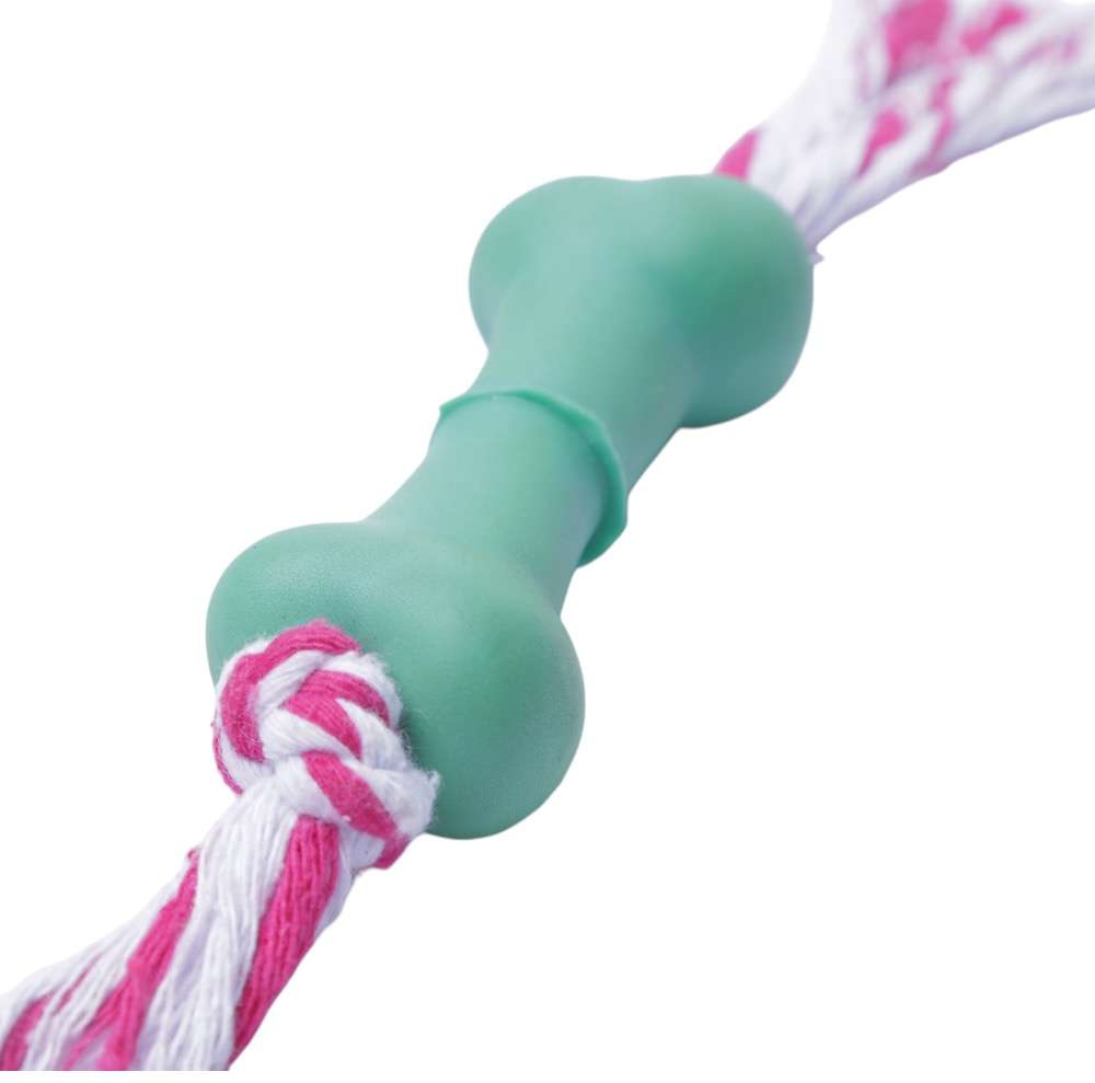Brinquedo Osso com Corda para Cães - Tam. Único