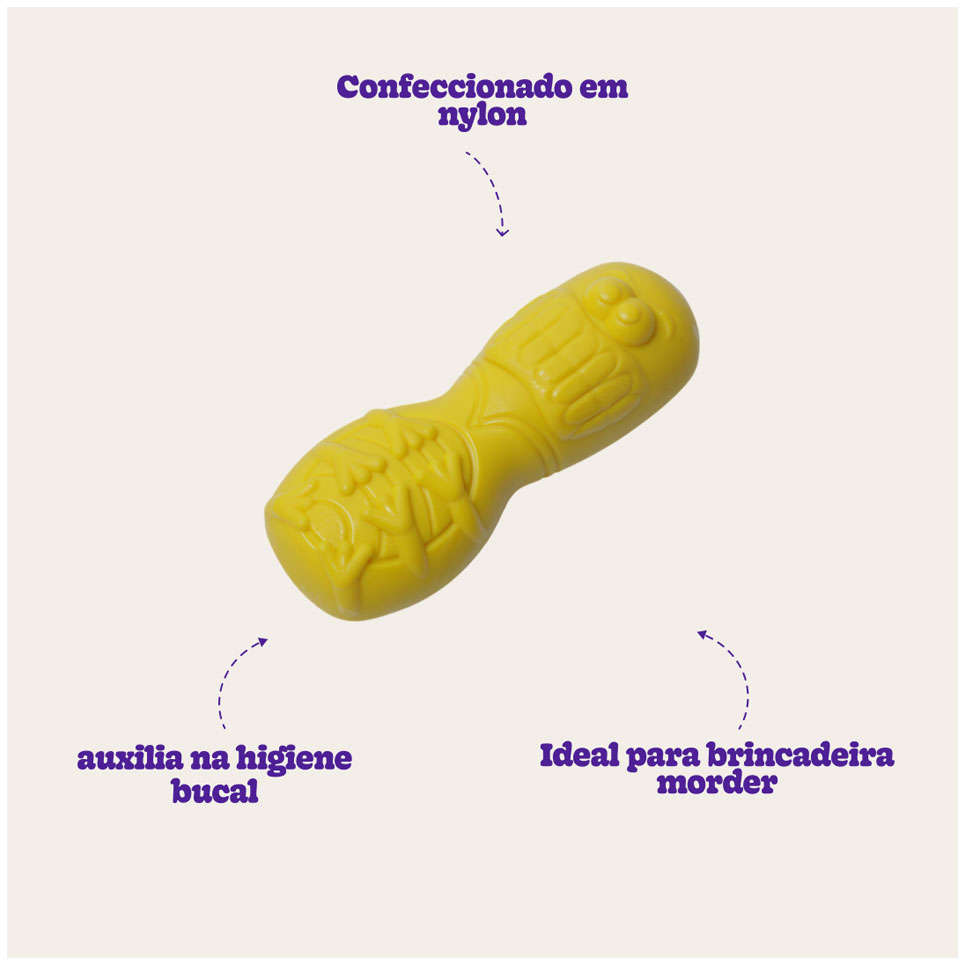 Brinquedo Buddy Toys Nylon Pulgão - Tam. Único