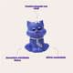 Brinquedo de Vinil Gatinho Azul para Cães