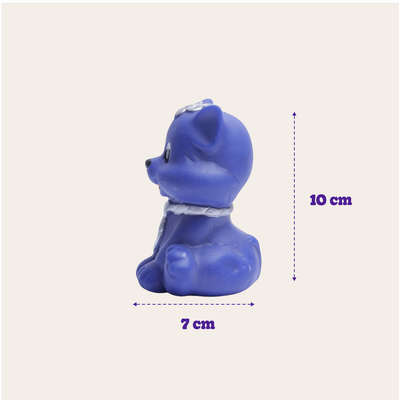 Brinquedo de Vinil Gatinho Azul para Cães