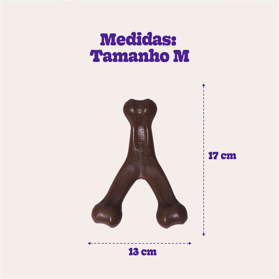 Brinquedo Benebone Wishbone Amendoim (818600) - Tam. M