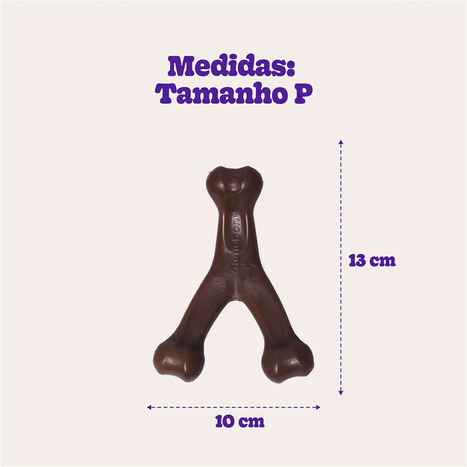 Brinquedo Benebone Wishbone Amendoim (838500) - Tam. P