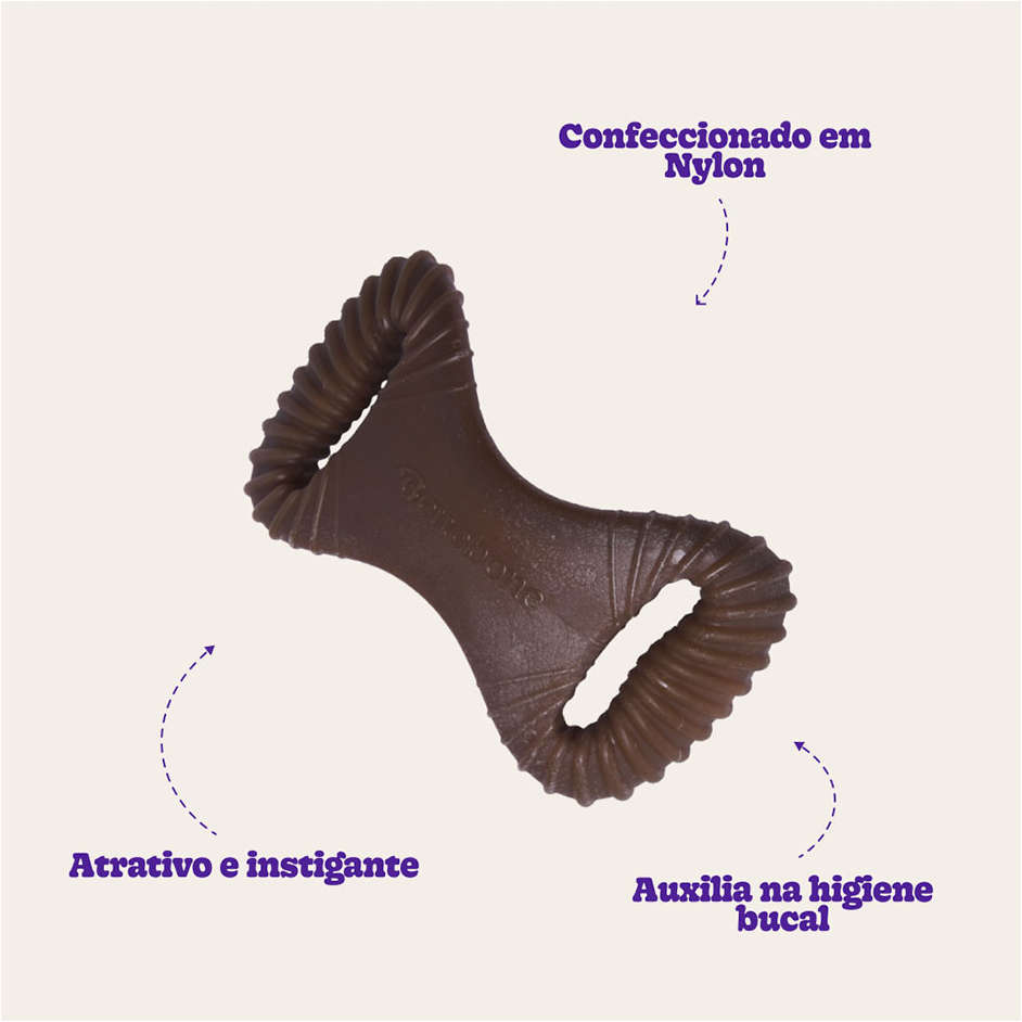 Brinquedo Benebone Dental Chew Amendoim (881300) - Tam. P