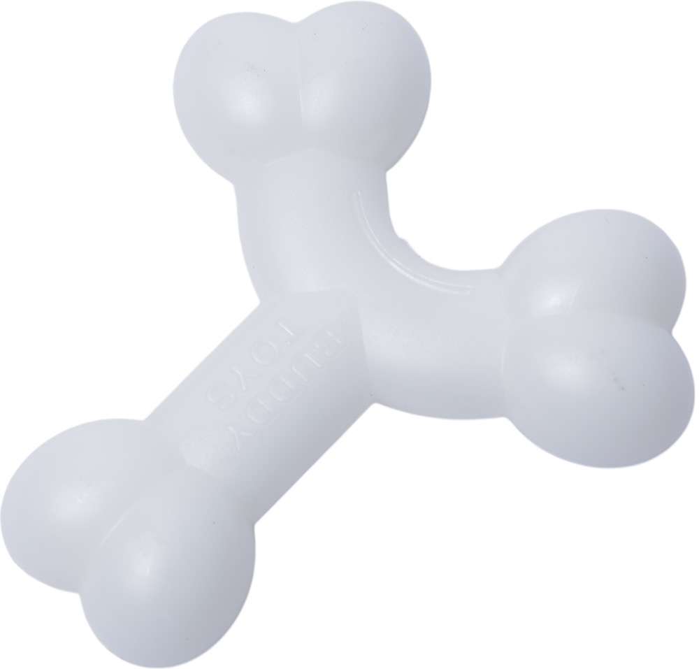 Brinquedo Buddy Toys Ossinho Branco para Filhotes - Tam. Único