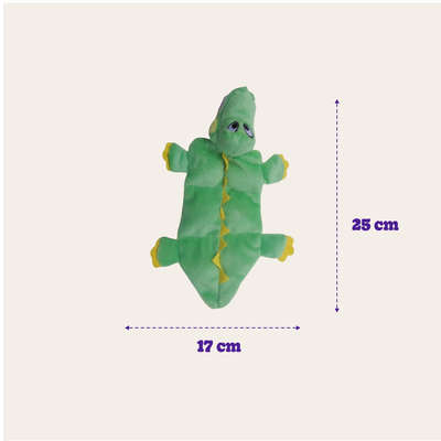 Brinquedo Plush Jacaré Multi Som para Cães