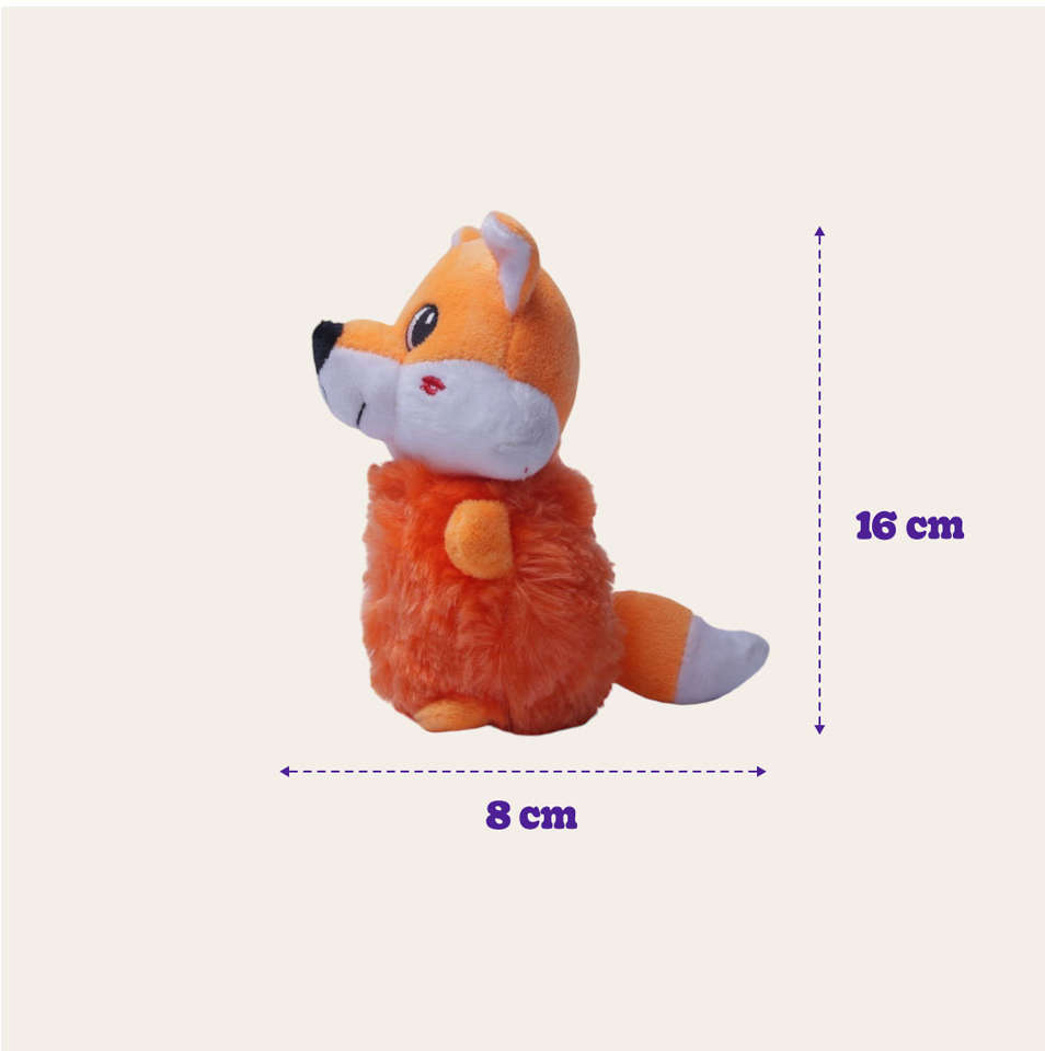 Brinquedo Pelúcia Raposinha para Cães - Tam. Único