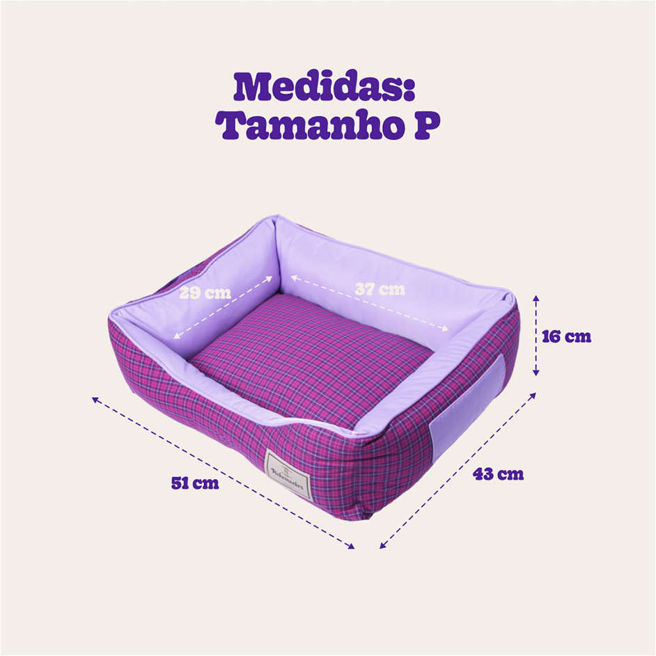 Cama Pickorruchos Deluxe Lilás - Tam. G