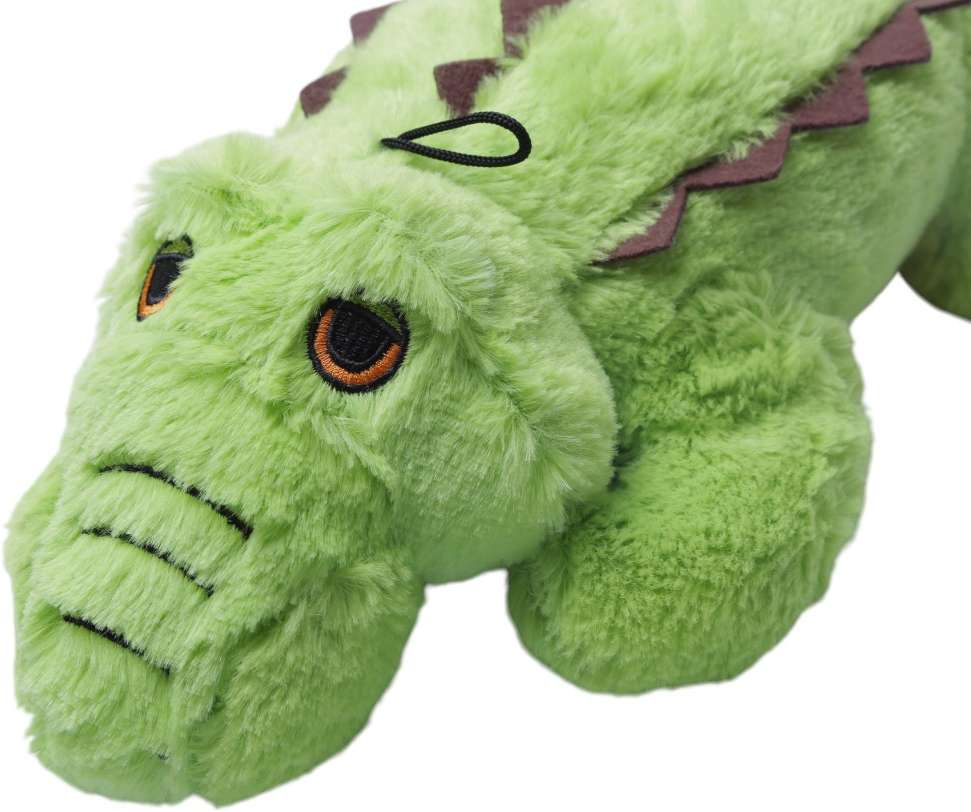 Brinquedo Mordedor Pelúcia Jacaré Super Fofo - Tam. Único