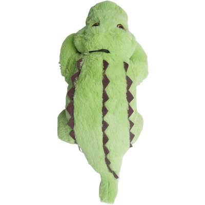 Brinquedo Mordedor Pelúcia Jacaré Super Fofo Sound