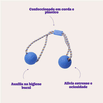 Brinquedo Duo Ball Divercão Azul