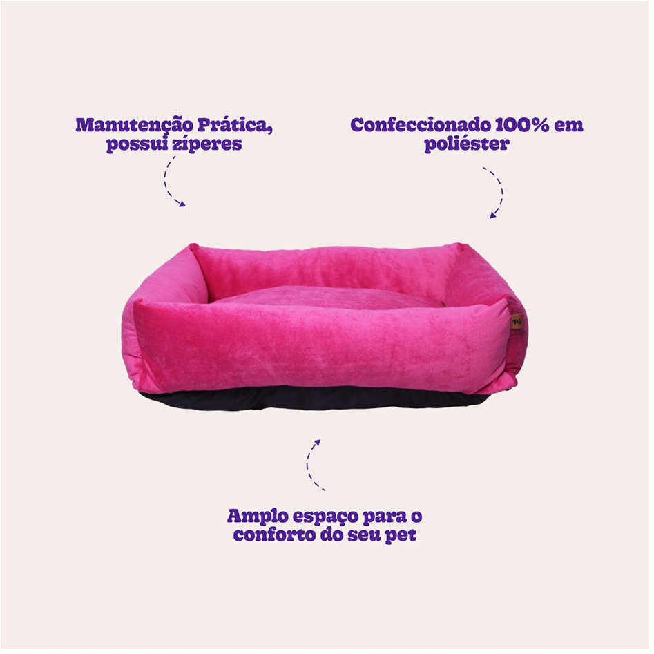 Cama Pickorruchos Top Confort Rosa - Tam. EXG