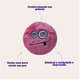 Brinquedo Chalesco Pelúcia Emoticon Crazy para Cães