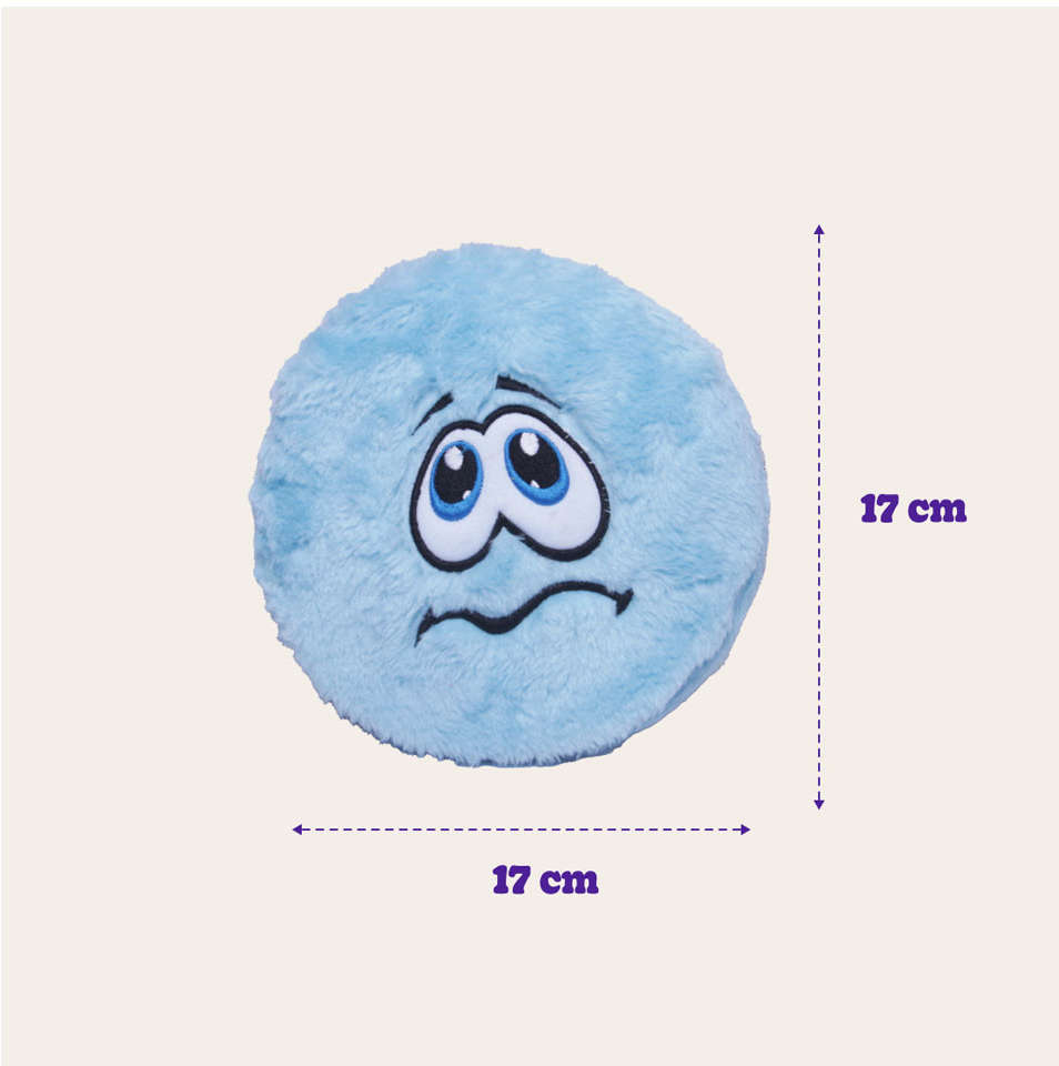 Brinquedo Chalesco Pelúcia Emoticon Uau para Cães - Tam. Único