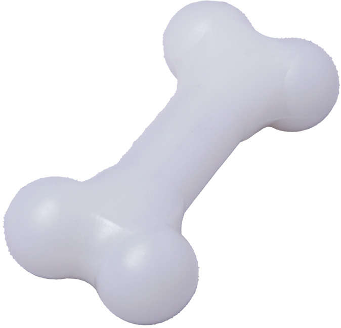 Brinquedo LCM Osso de Nylon Duraflex Branco - Tam. Mini