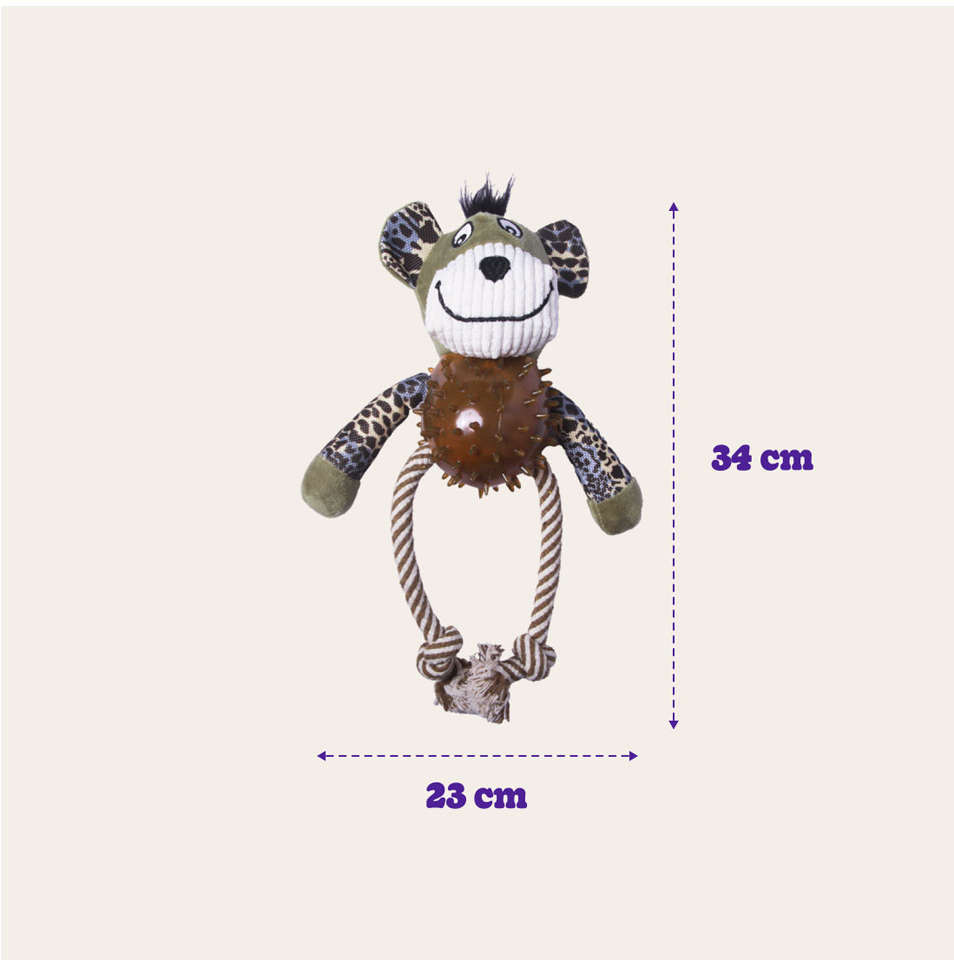 Brinquedo Chalesco Pelúcia Cãoperninha para Cães - Tam. Único
