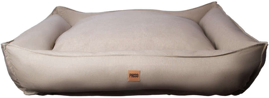 Cama Pacco Puppy King Ecotec Lisa Bege para Cães - Tam. Único