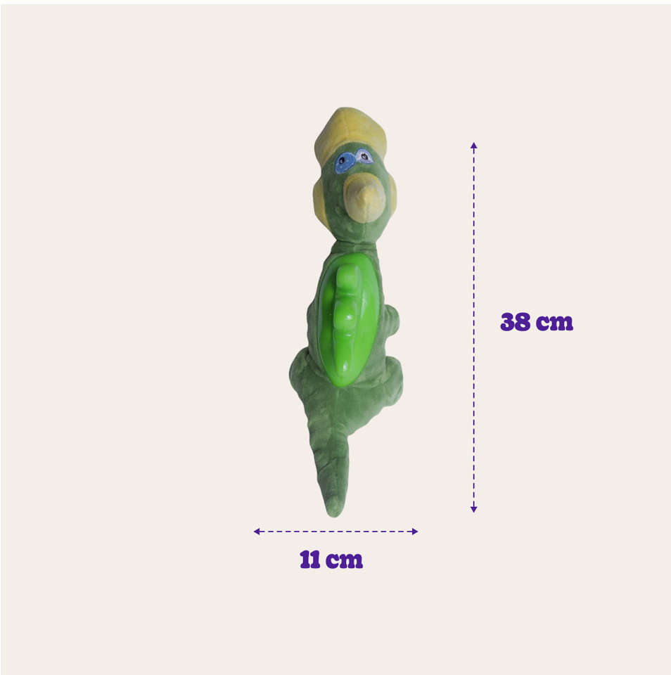 Brinquedo Chalesco Pelúcia Petdragon para Cães - Tam. Único